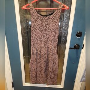 Deletta fit and flare Print Sleeveless Dress